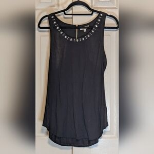 5/$25 Candie’s Sleeveless Blouse with Beaded Neckline